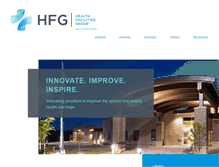 Tablet Screenshot of hfgarchitecture.com